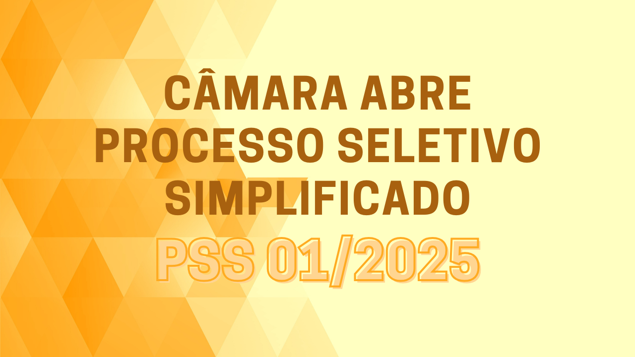 Câmara Abre Processo Seletivo Simplificado para Contratação Temporária