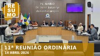 Resumo da 11ª Reunião Ordinária de 2026