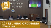 Resumo da 12ª Reunião Ordinária
