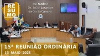 Resumo da 15ª Reunião Ordinária