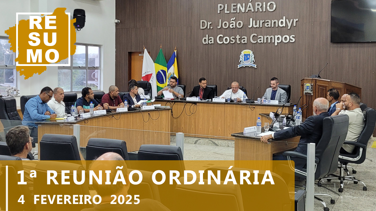 Resumo da 1ª Reunião Ordinária de 2025