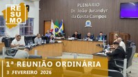 Resumo da 1ª Reunião Ordinária de 2026