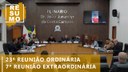 Resumo da 23ª Reunião Ordinária e 7ª Reunião Extraordinária Resumo da 23ª Reunião Ordinária e 7ª Reunião Extraordinária