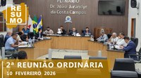 Resumo da 2ª Reunião Ordinária