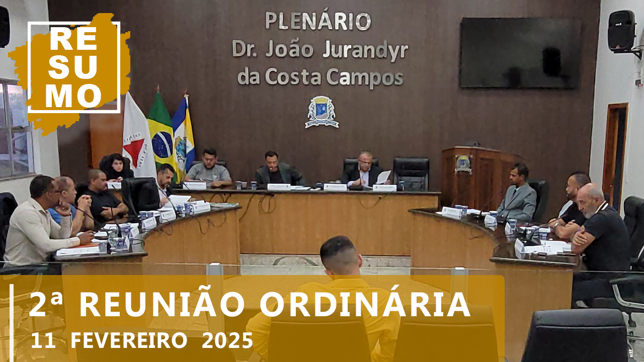 Resumo da 2ª Reunião Ordinária de 2025
