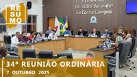 Resumo da 34ª Reunião Ordinária