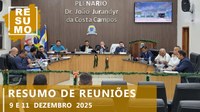 Resumo da 43ª Reunião Ordinária e 15ª Reunião Extraordinária