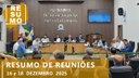 Resumo da 44ª Reunião Ordinária e 16ª e 17ª Reuniões Extraordinárias