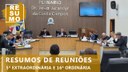 Resumo da 5ª Reunião Extraordinária e da 16ª Reunião Ordinária Resumo da 5ª Reunião Extraordinária e da 16ª Reunião Ordinária
