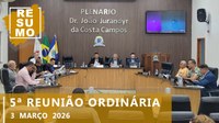 Resumo da 5ª Reunião Ordinária de 2026