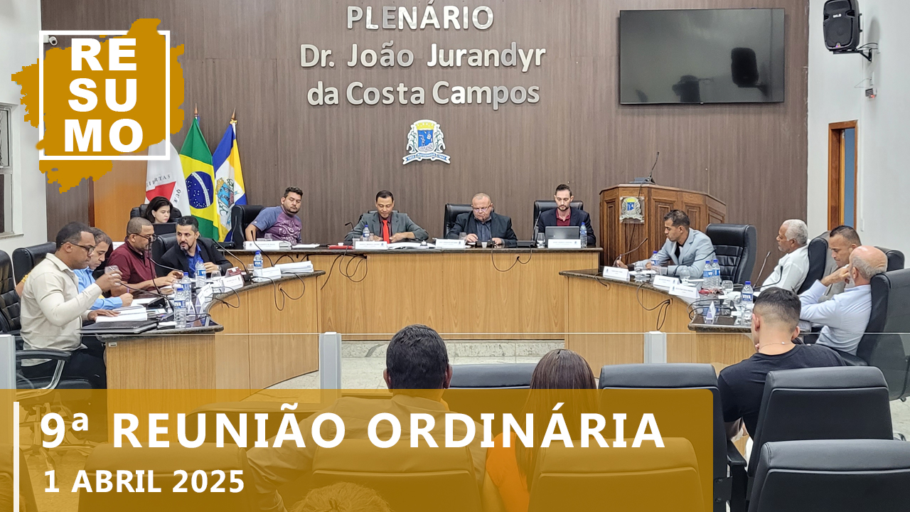 Resumo da 9ª Reunião Ordinária