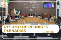 Resumo de Sessões Ordinárias e Extraordinária